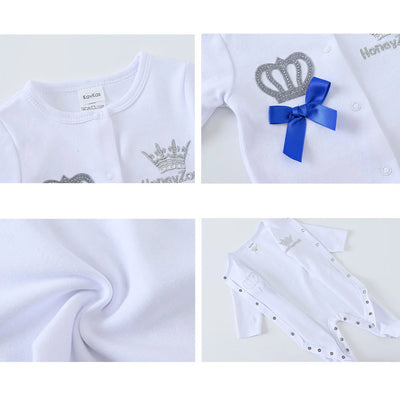 4-Piece Baby Clothing Set – 100% Cotton &; Ultra-Soft 👶✨