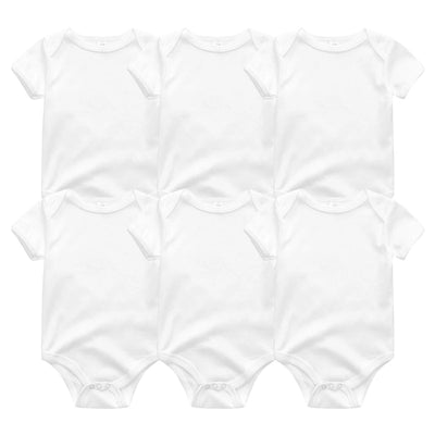 Pack of 6 Cotton Bodysuits - Comfort and Softness for Baby 🌿