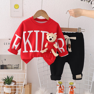 Boys' Autumn Sweater Set – Trendy & Comfortable