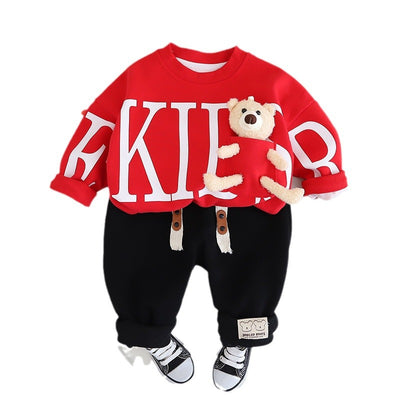 Boys' Autumn Sweater Set – Trendy & Comfortable