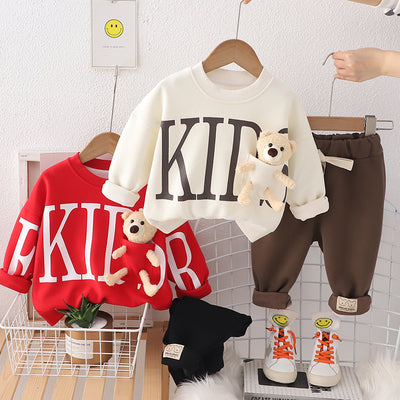Boys' Autumn Sweater Set – Trendy & Comfortable