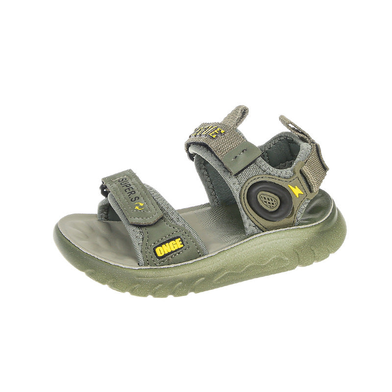 2025 summer  boys' sandals polyurethane air cushion bottom line
