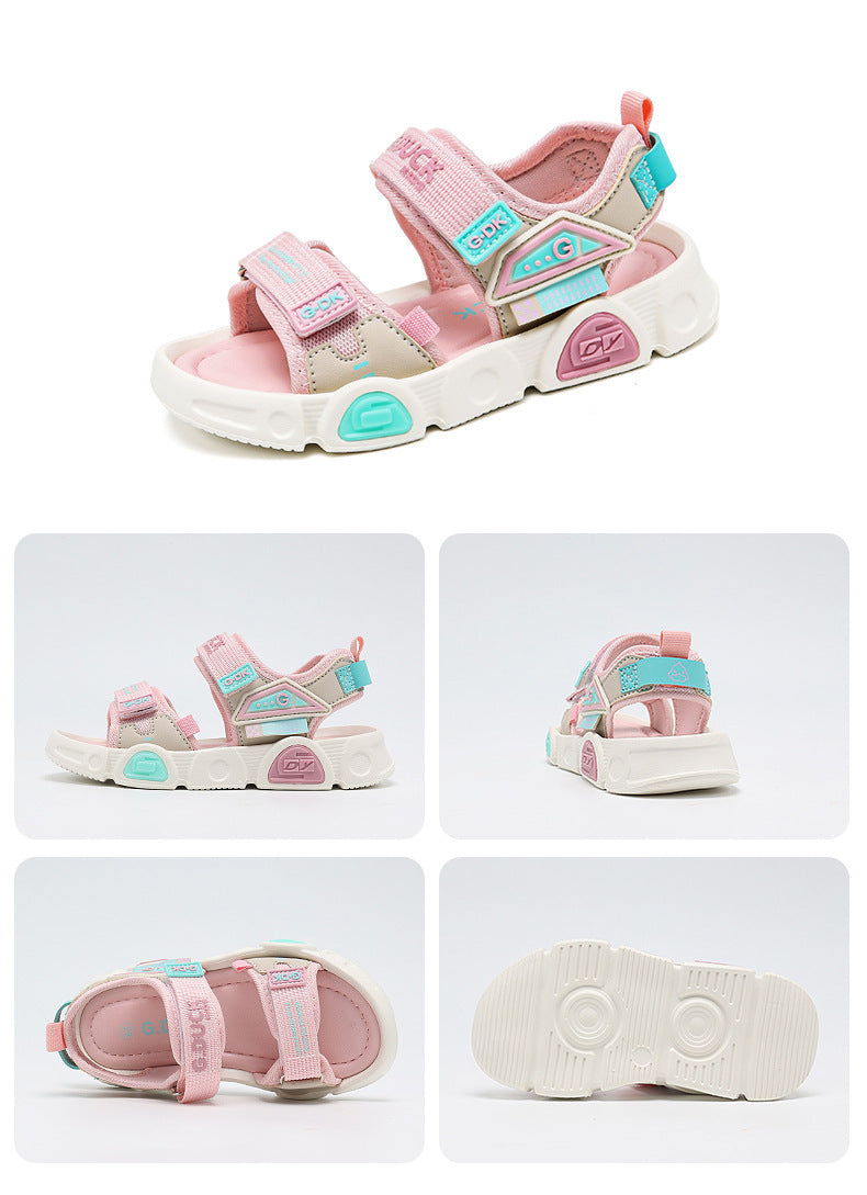 Little Yellow Duck Cartoon Beach Shoes