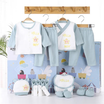 Lawadka 18-Piece Newborn Baby Clothes Set – 100% Cotton