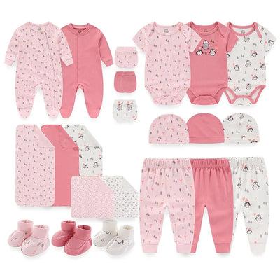 Baby Gift Set - 22 Pieces in Ultra-Soft Cotton