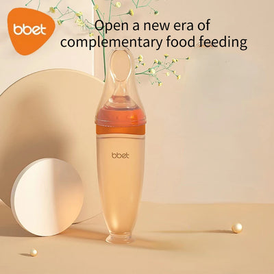 Silicone Baby Feeding Spoon Bottle