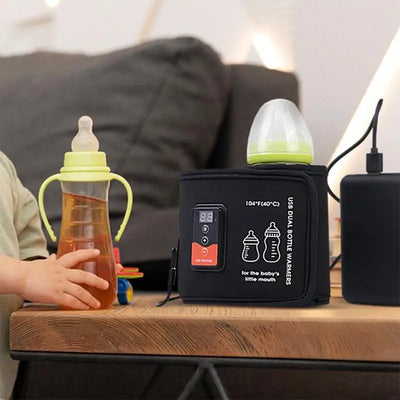 Portable Baby Bottle Insulation Sleeve – USB Powered Bottle Warmer