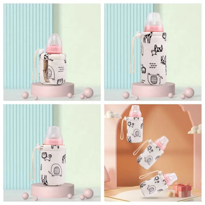 Baby Bottle Storage Bag – Insulation Bag & Mommy Clutch for Stroller