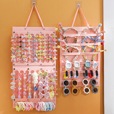 Hair Bow Organizer – Felt Wall Hanging Storage for Girls' Hair Accessories