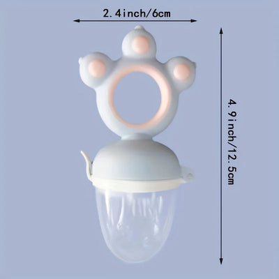 🐾 Baby Nibbler Pacifier - Fruit Dispenser &amp; Teething Ring