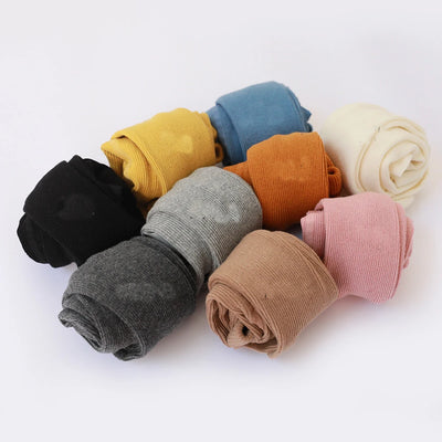 Baby Suspender Knit Tights - 0-3 Years