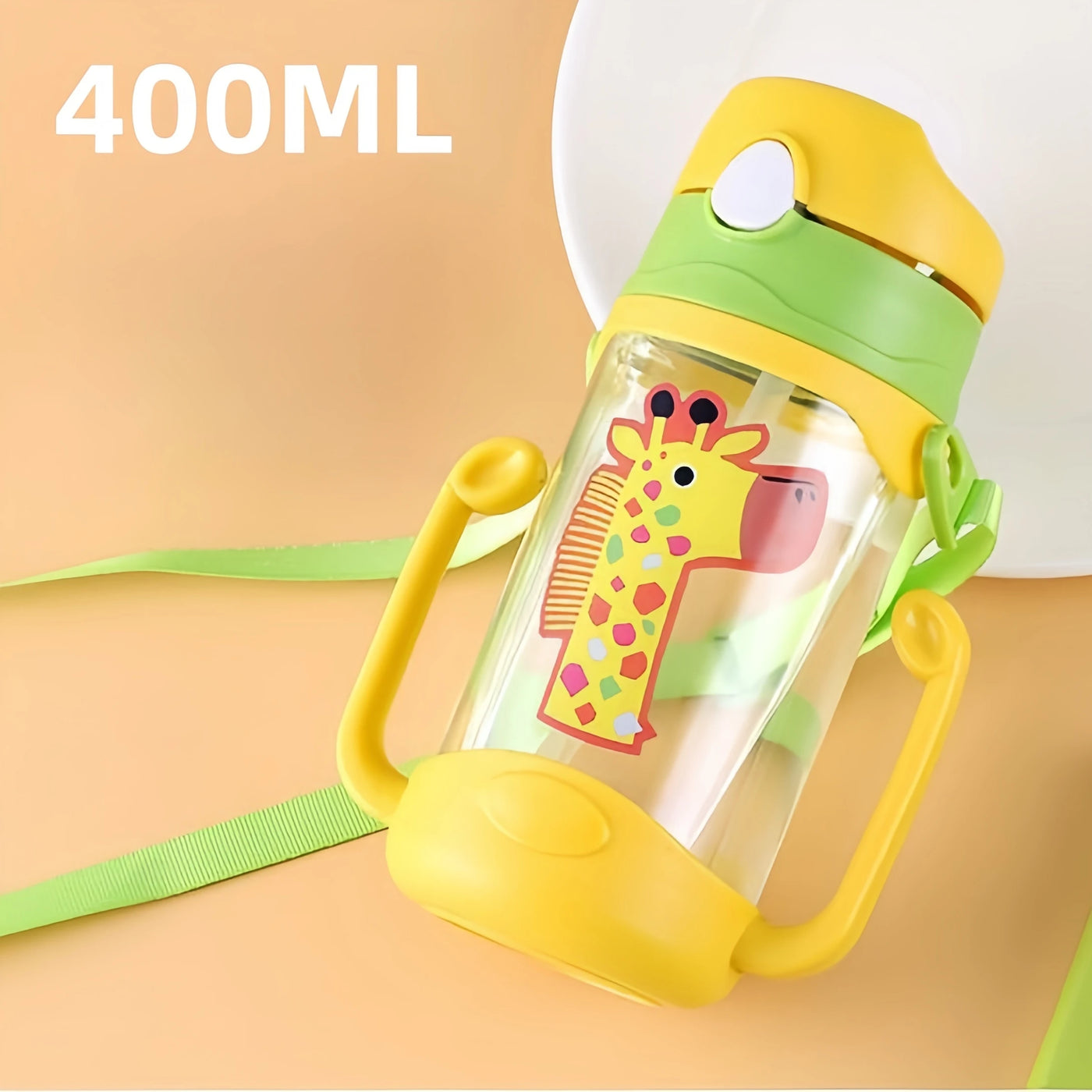Kids Water Bottle with Straw – Portable Travel Cup for Children