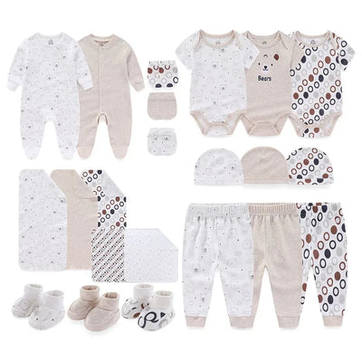 Baby Gift Set - 22 Pieces in Ultra-Soft Cotton
