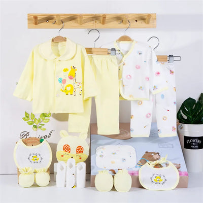 Lawadka 18-Piece Newborn Baby Clothes Set – 100% Cotton