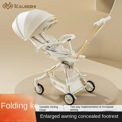 Two-Way Folding Baby Stroller – Sit, Lie &Sleep in Comfort
