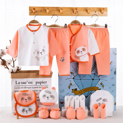 Lawadka 18-Piece Newborn Baby Clothes Set – 100% Cotton
