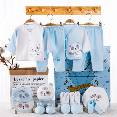 Lawadka 18-Piece Newborn Baby Clothes Set – 100% Cotton