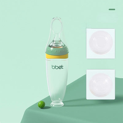 Silicone Baby Feeding Spoon Bottle