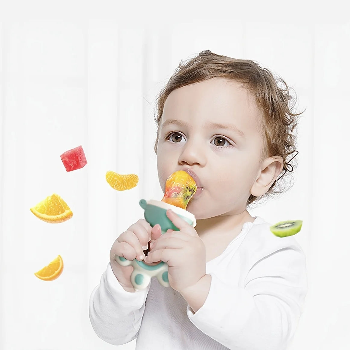 🐾 Baby Nibbler Pacifier - Fruit Dispenser &amp; Teething Ring
