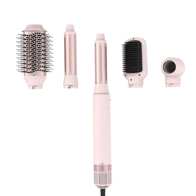 LISAPRO 5-in-1 Detachable Hair Dryer Brush – Style, Dry & Curl in One