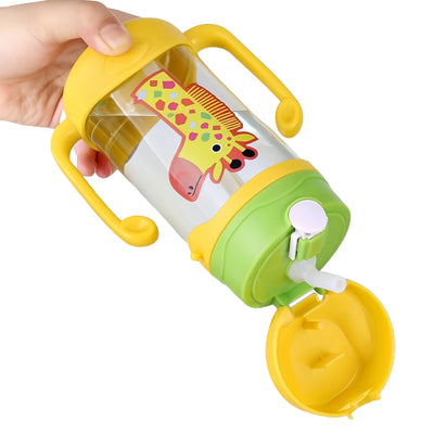 Kids Water Bottle with Straw – Portable Travel Cup for Children