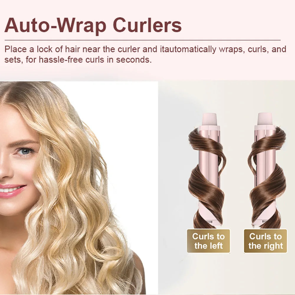 LISAPRO 5-in-1 Detachable Hair Dryer Brush – Style, Dry & Curl in One