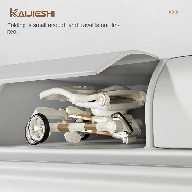 Two-Way Folding Baby Stroller – Sit, Lie &Sleep in Comfort