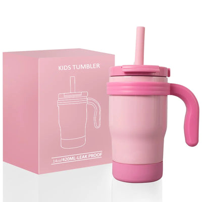 420ML Kids Thers Bottle – Leak-Proof Travel Tumbler with Handlemo