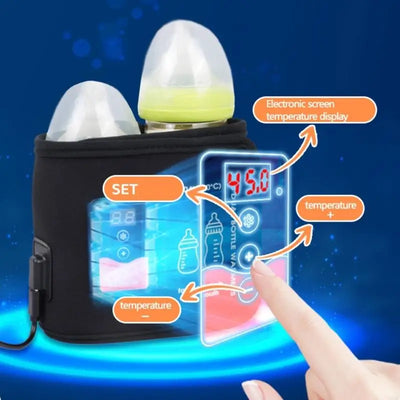 Portable Baby Bottle Insulation Sleeve – USB Powered Bottle Warmer