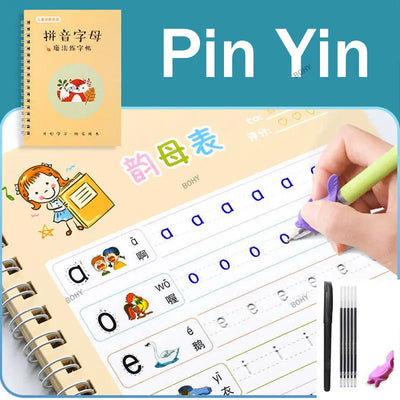 ✍️ BOHY Reusable 3D Handwriting Copybook – Numbers 0–10