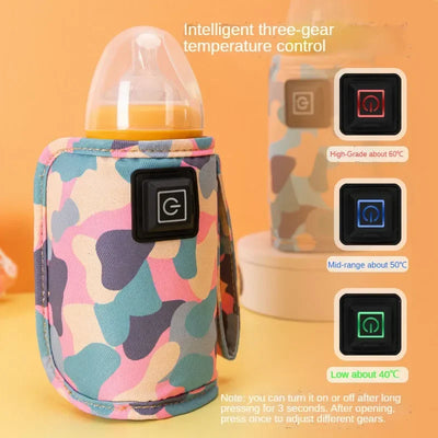 Bottle Thermal Warmer Bag - Portable Insulated Baby Bottle Keeper