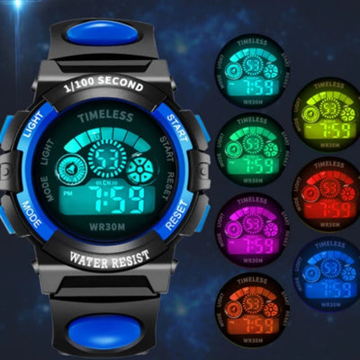 Colorful LED Digital Watch for Kids – Fun, Functional, and Full of Style