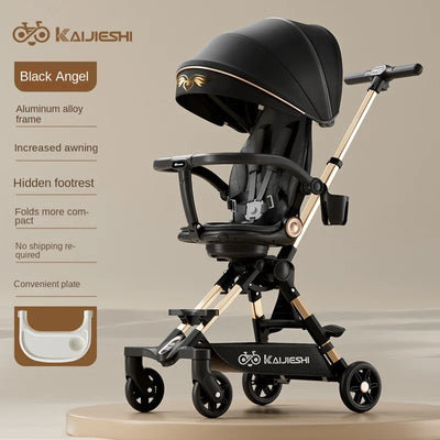 Two-Way Folding Baby Stroller – Sit, Lie &Sleep in Comfort