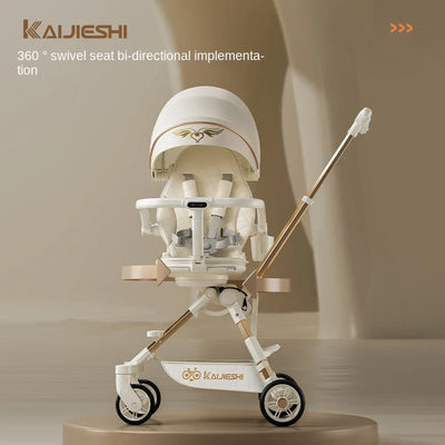Two-Way Folding Baby Stroller – Sit, Lie &Sleep in Comfort