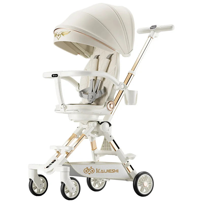 Two-Way Folding Baby Stroller – Sit, Lie &Sleep in Comfort