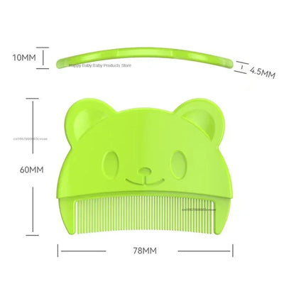 Baby Head Fat Comb &Soft Silicone Brush 🍼✨