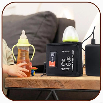 Portable Baby Bottle Insulation Sleeve – USB Powered Bottle Warmer