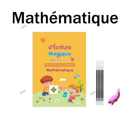 ✍️ BOHY Reusable 3D Handwriting Copybook – Numbers 0–10