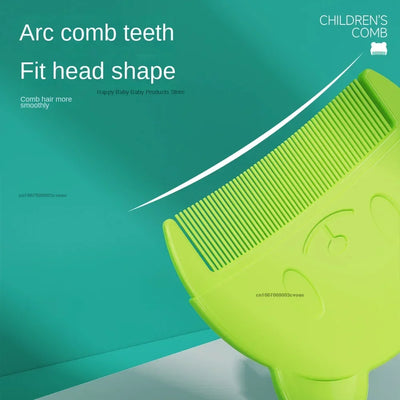 Baby Head Fat Comb &Soft Silicone Brush 🍼✨
