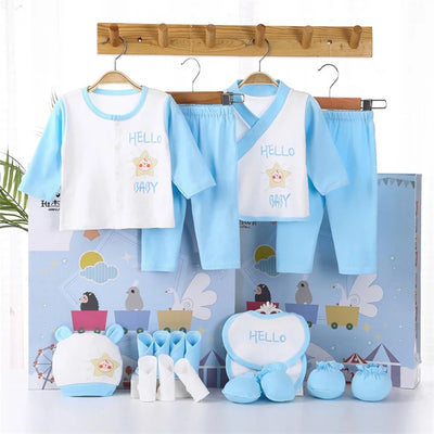 Lawadka 18-Piece Newborn Baby Clothes Set – 100% Cotton