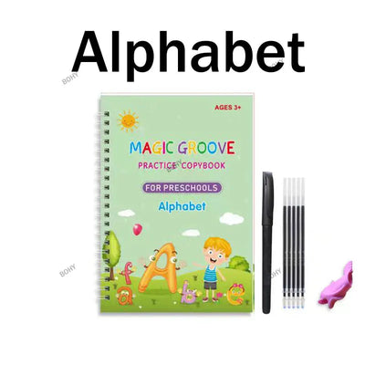 ✍️ BOHY Reusable 3D Handwriting Copybook – Numbers 0–10