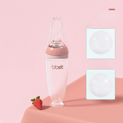 Silicone Baby Feeding Spoon Bottle